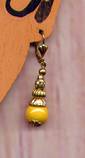 boucle d'oreille ananas