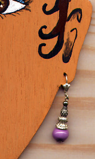 boucle d'oreille ananas