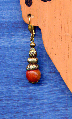 boucle d'oreille ananas