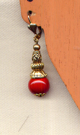 boucle d'oreille ananas